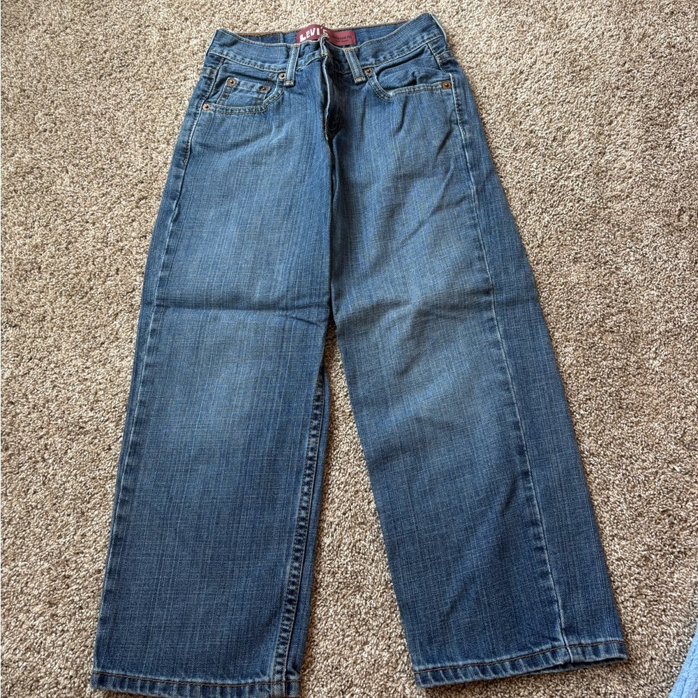 Levi's Blue Wide-Leg Jeans Classic Denim
